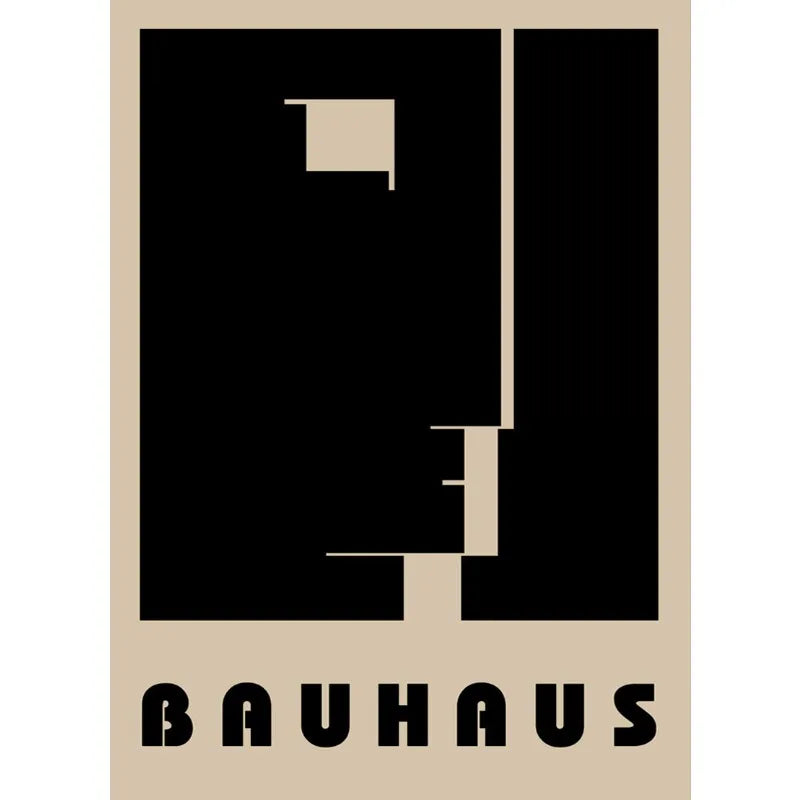 Classic Farnsworth House Bauhaus Design Abstract Architecture Poster Canvas Painting Wall Art Pictures Home Interior Decor Peaceful Pleasures Health and Wellness 1 40x60cm Unframed