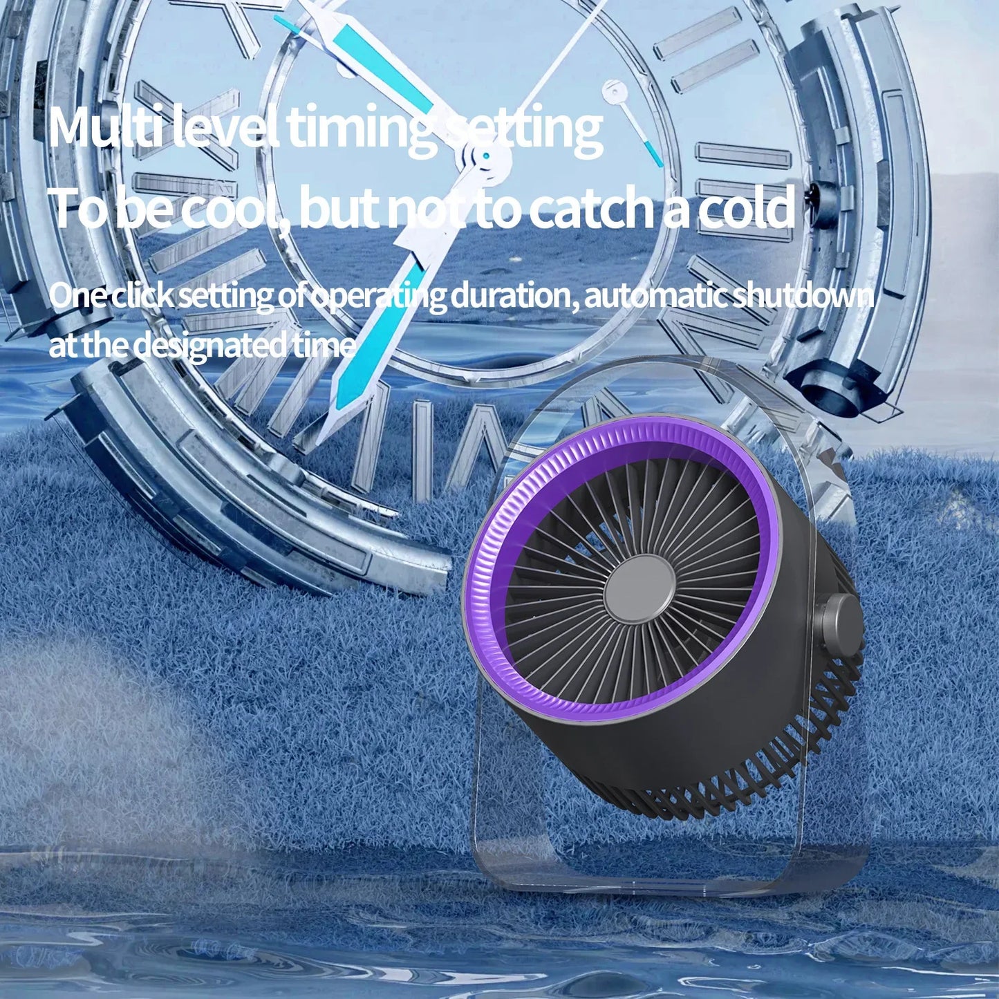 URGGU USB Desktop Fan – Silent, Portable & Strong Airflow