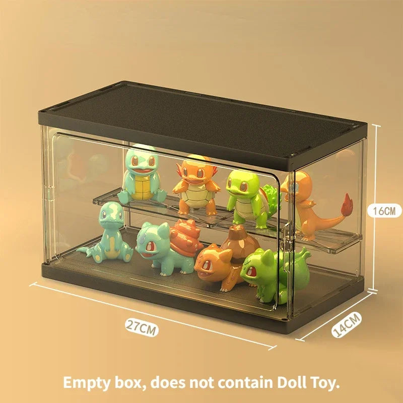 Large Collectible Figure Display Case – Dust-Proof Organizer Box