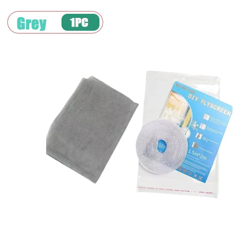 Self-Adhesive Mosquito Window Screen – Hook & Loop Bug Mesh