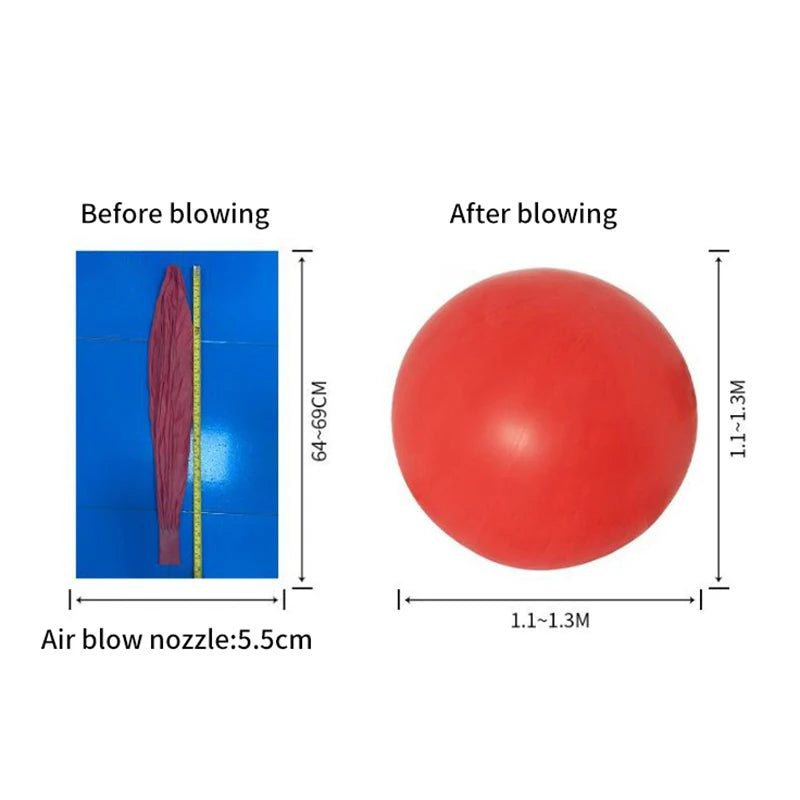 72 Inch Giant Latex Balloon for Weddings, Parties & Festivals