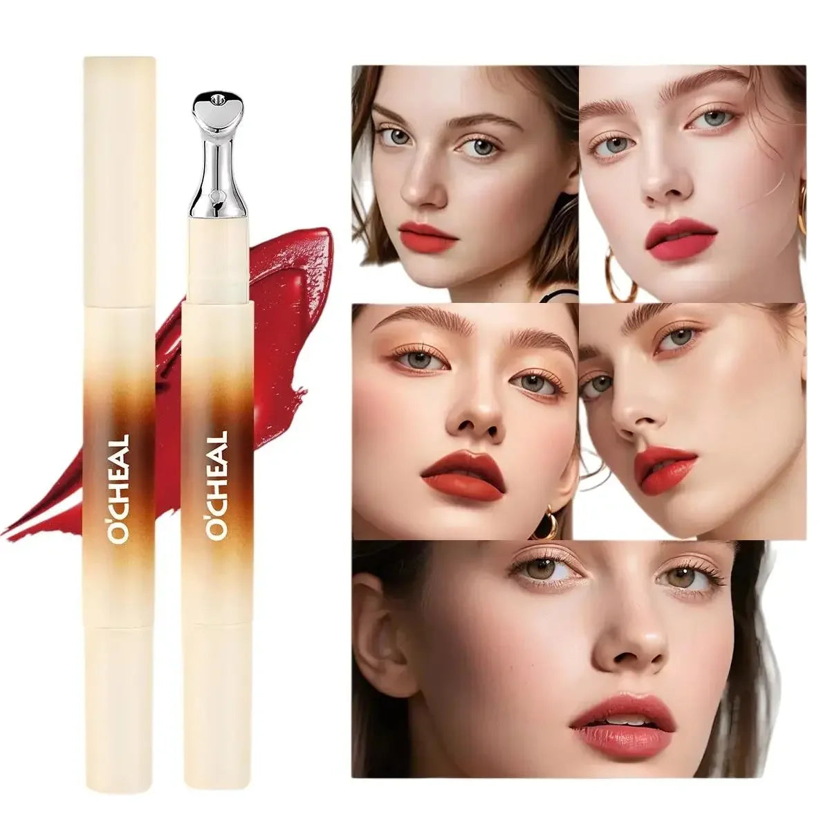 OCHEAL Matte Liquid Lip Cream – Waterproof Velvet Lipstick