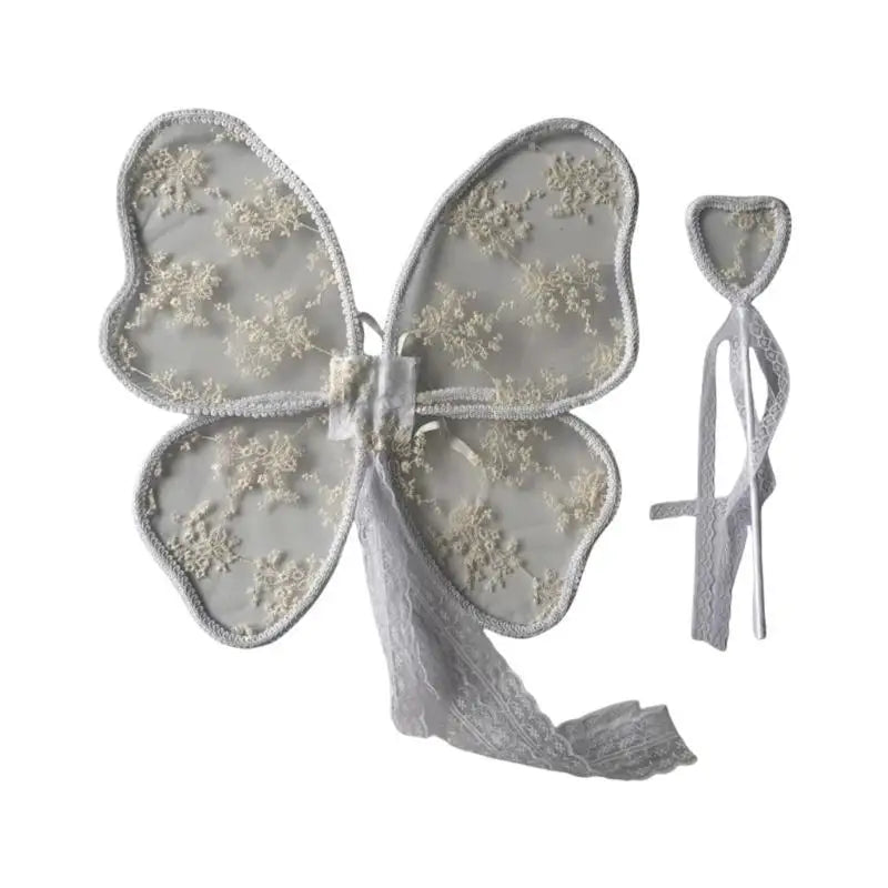 Kids Lace Angel Butterfly Wing Prop – Baby Photo Costume