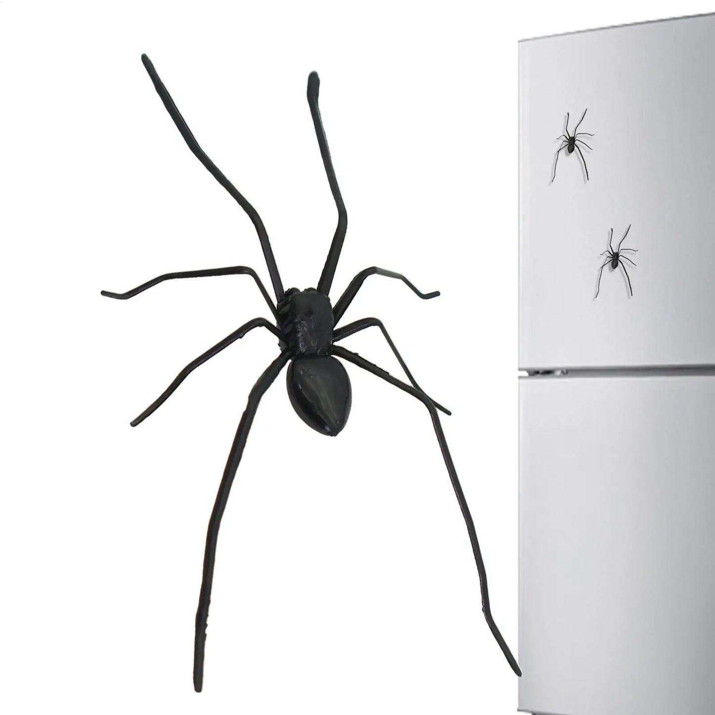 Realistic Spider Fridge Magnet | Funny Halloween Prank Decor