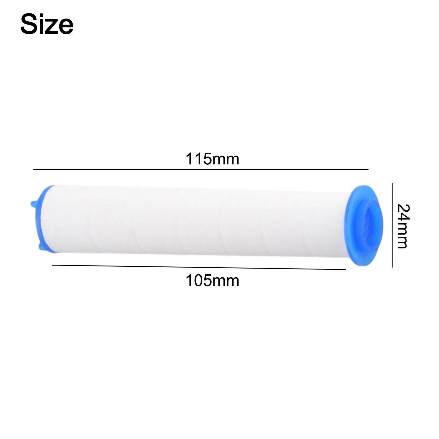 10-Pack PP Cotton Shower Filter Replacement Cartridges