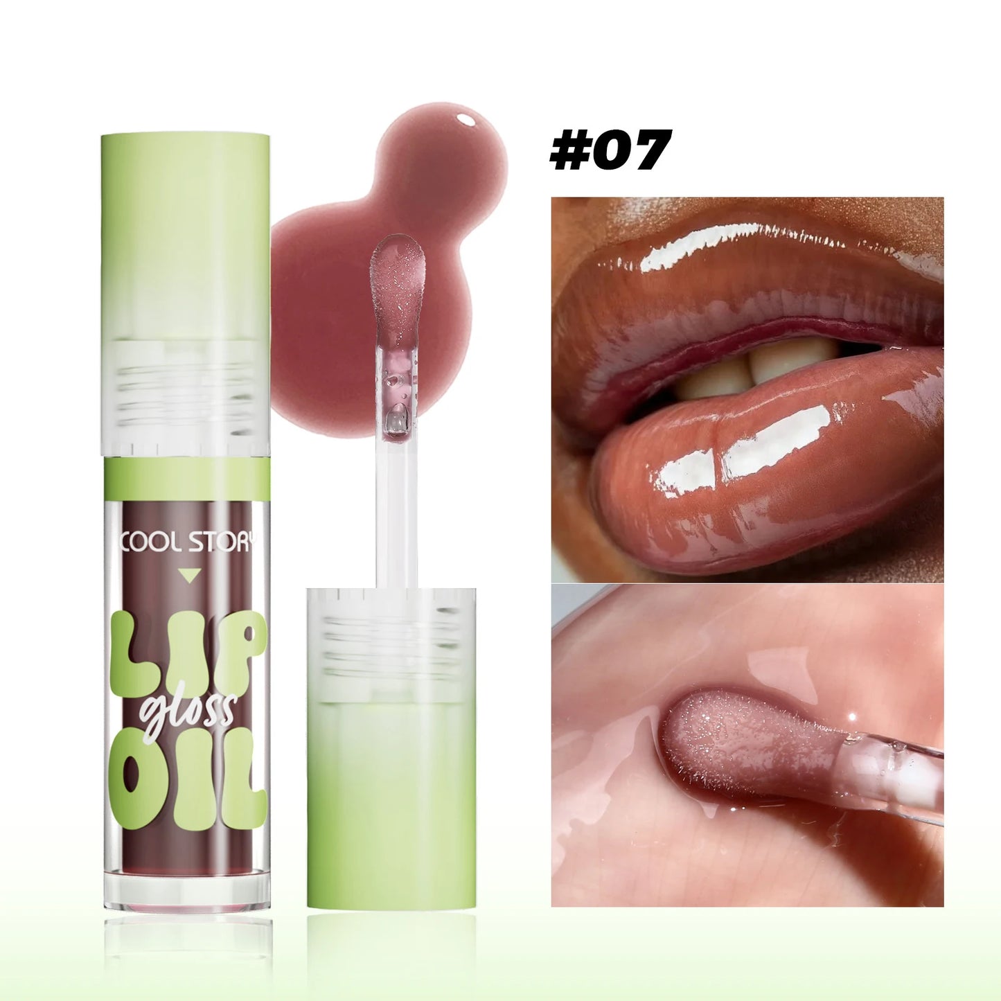 Crystal Jelly Lip Gloss & Lip Oil | Mirror Shine Non-Sticky
