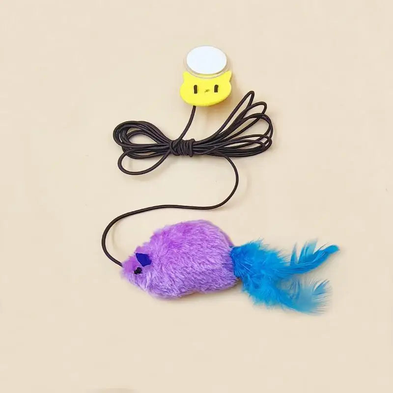 Interactive Plush Mouse Cat Toy | Glow, Sound & Vibration Interactive Cat Toy Peaceful Pleasures Health and Wellness A7