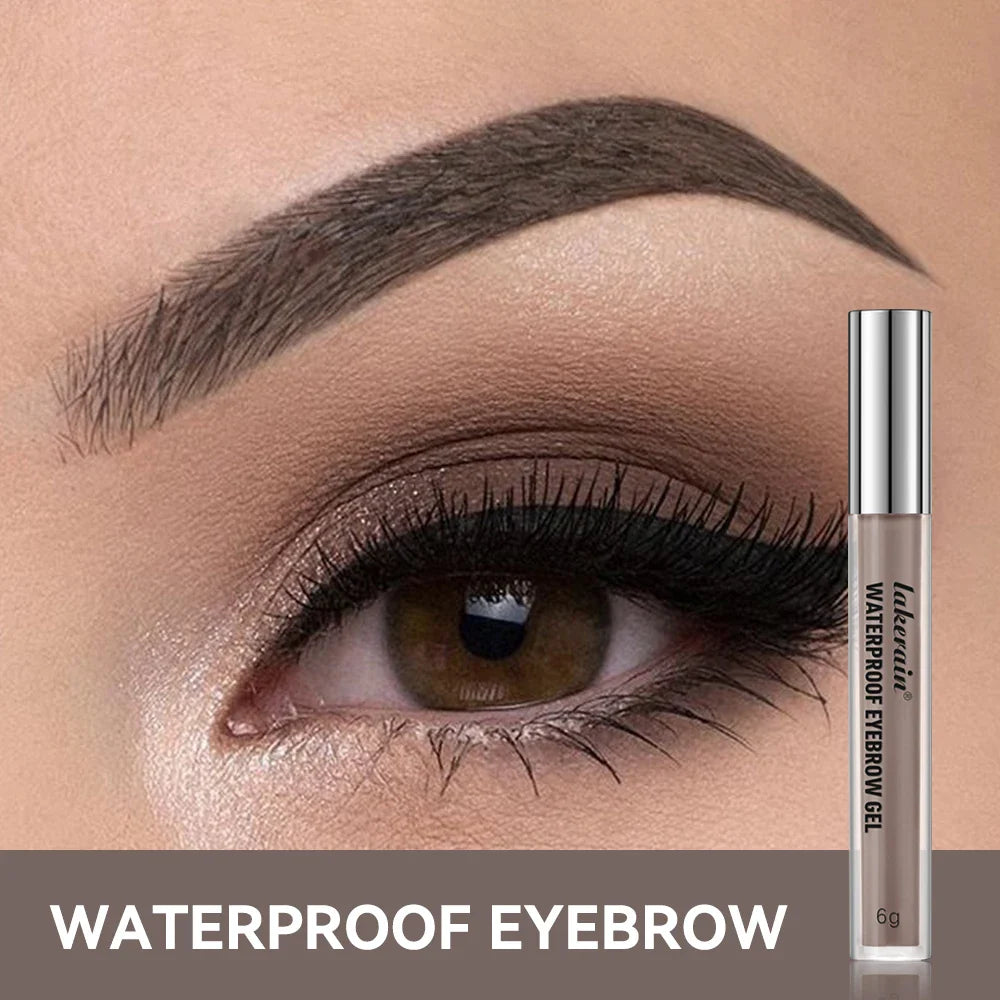 Waterproof Eyebrow Gel – High Pigment, Long-Lasting, 4 Shades