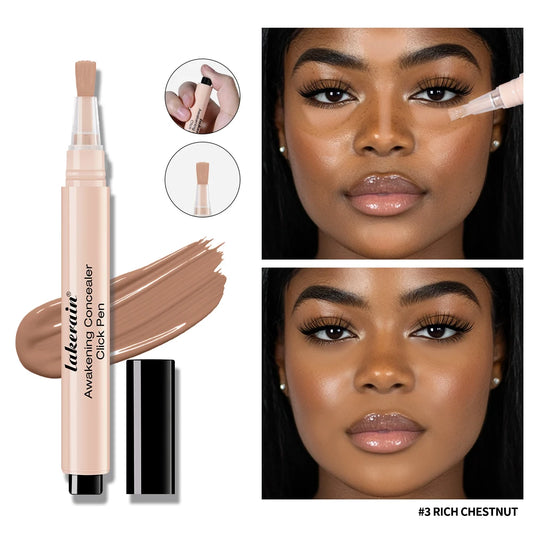Awakening Concealer Click Pen Brighten， long-lasting ，Hight Coverage Hybrid ，Skincare and Concealer Pen Makeup Peaceful Pleasures Health and Wellness