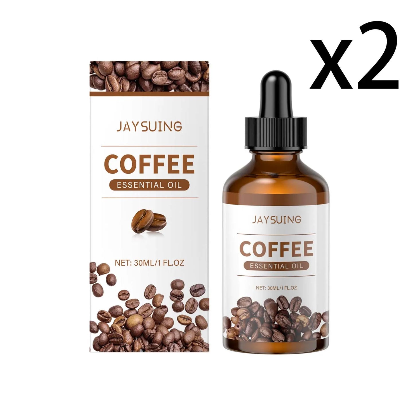Coffee Nourishing Essential Oil for Deep Moisturizing Peaceful Pleasures Health and Wellness 2x30ml 30ml