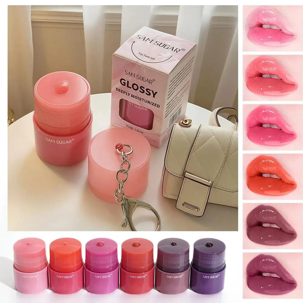 SAM SUGAR Rotating Honey Glaze Lip Gloss – Waterproof & Hydrating