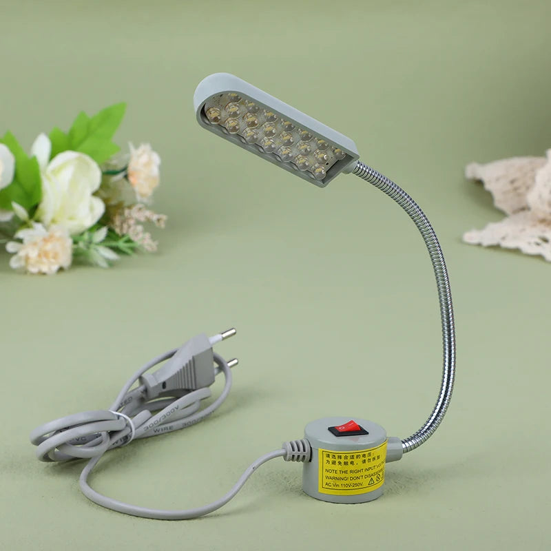 LED Gooseneck Sewing Machine Lamp | 10/20/30 LED Workbench Light Gooseneck Work Lamp Peaceful Pleasures Health and Wellness