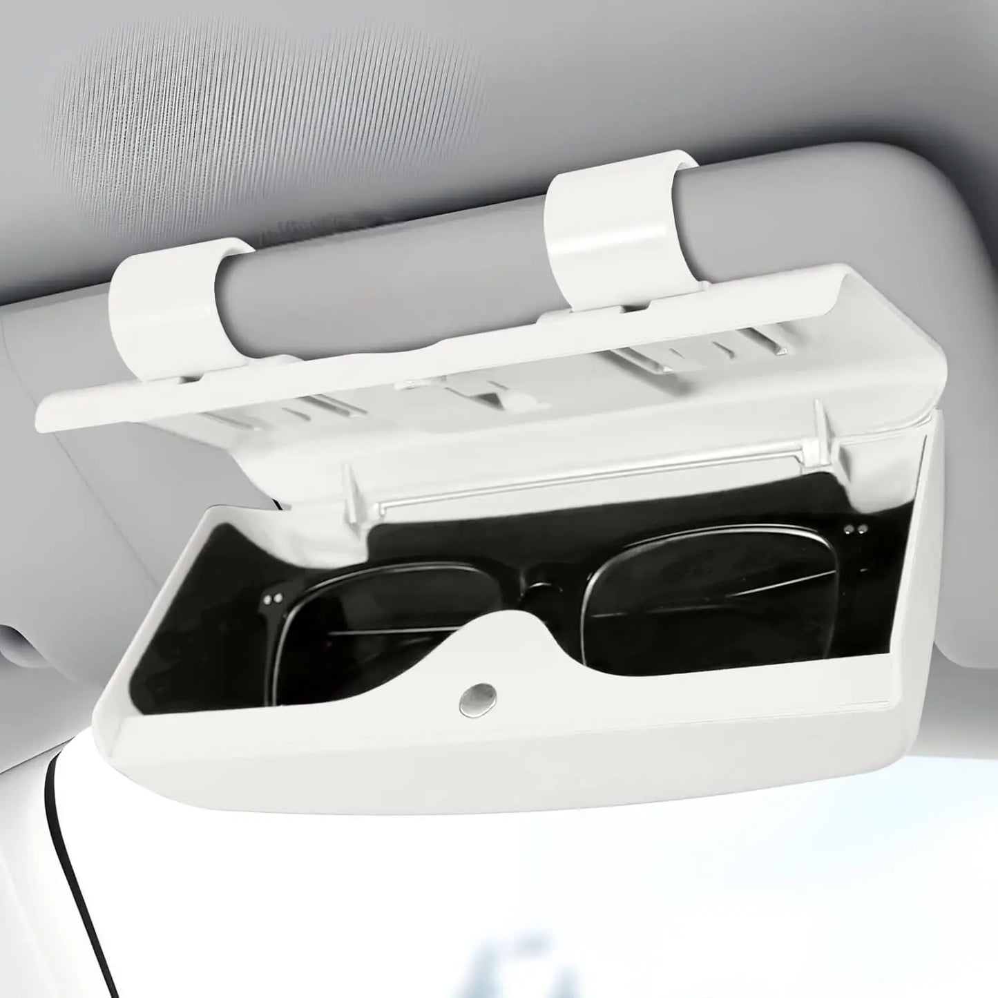 Magnetic Car Sun Visor Glasses Holder & Sunglasses Storage Box
