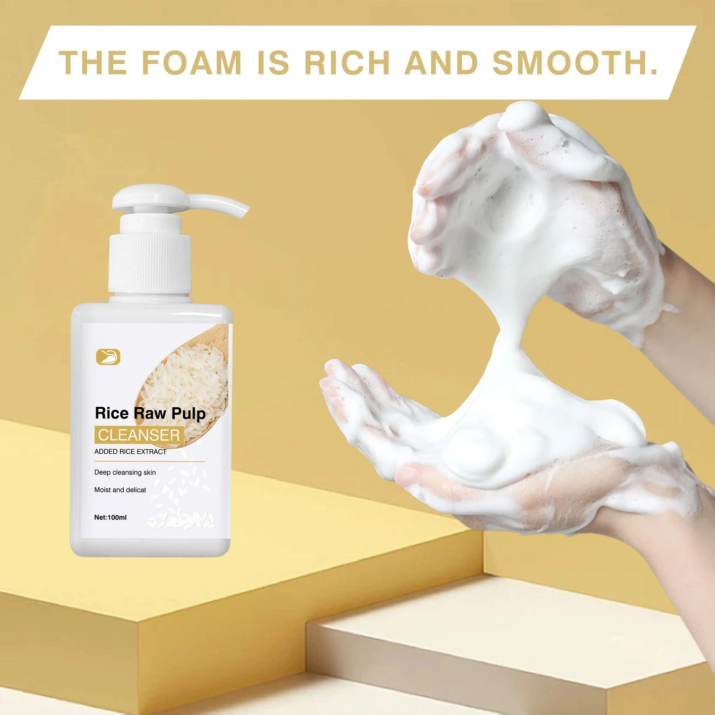 Ottilavie Rice Pulp Face Cleanser – Brighten & Hydrate All Skin