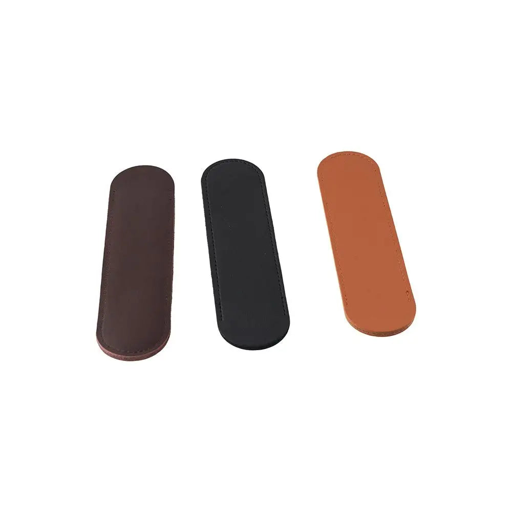 Stationery Office Pen Storage Cover School Supplies PU Leather Pen Holder Vintage Pen Bag Cowhide Pen Case Pen Protector Peaceful Pleasures Health and Wellness