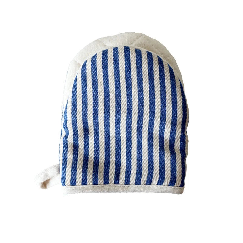 Japanese Duck Mouth Striped Oven Mitt | Heat Resistant Kitchen Glove