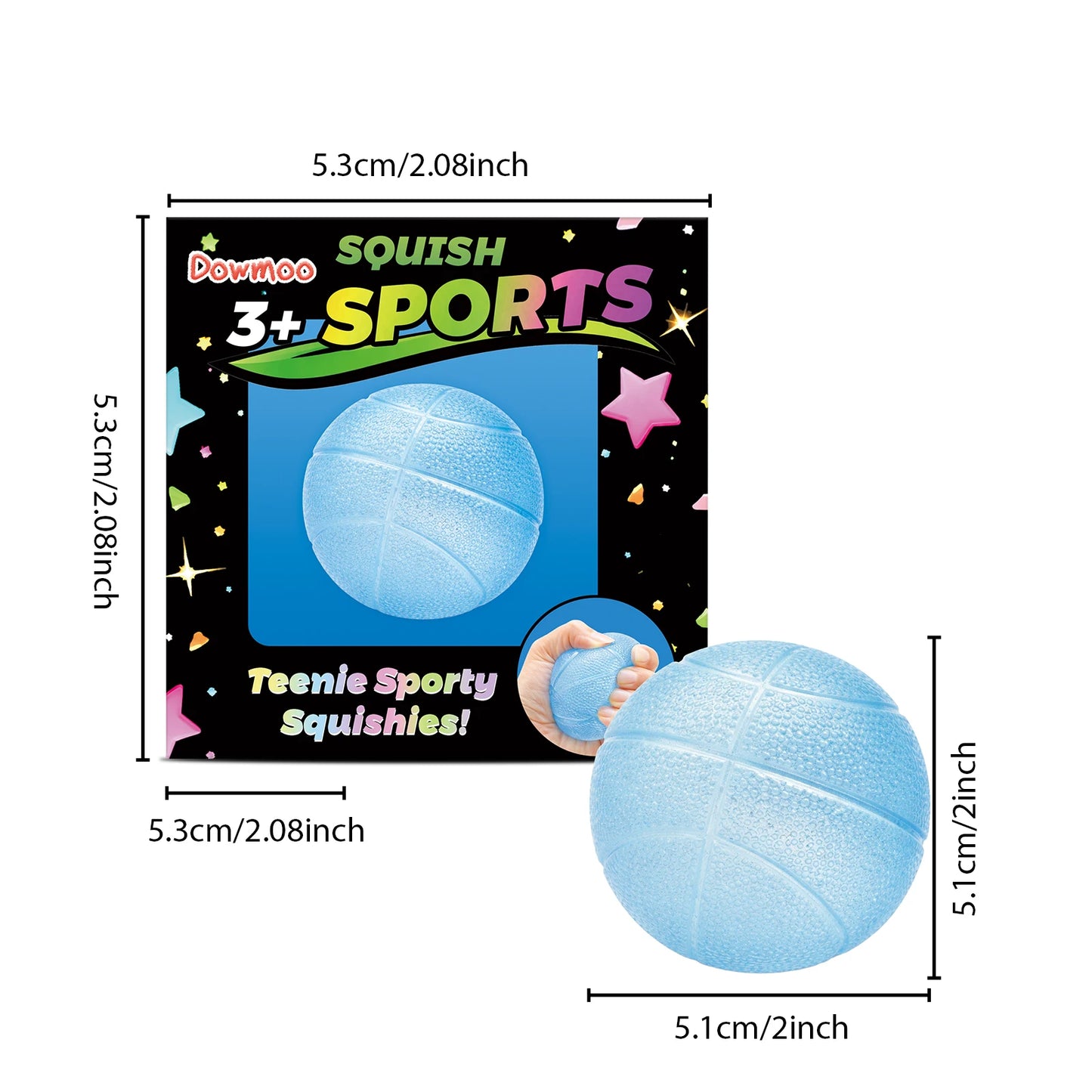 Slow Rising Squishy Squeeze Ball | Sensory Fidget Desk Toy