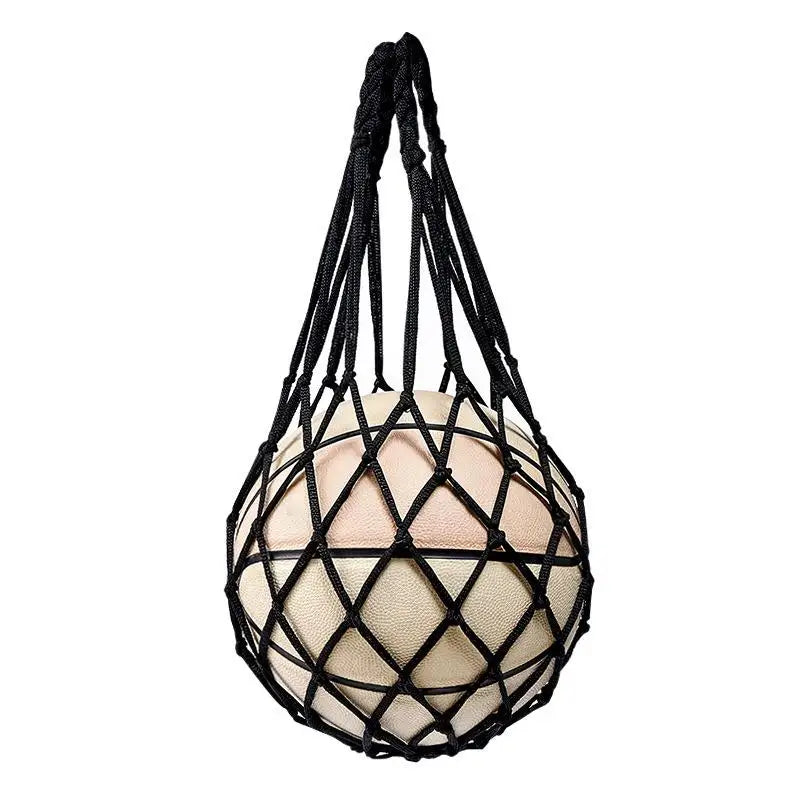 Nylon Mesh Ball Net Bag – Soccer, Basketball & Volleyball