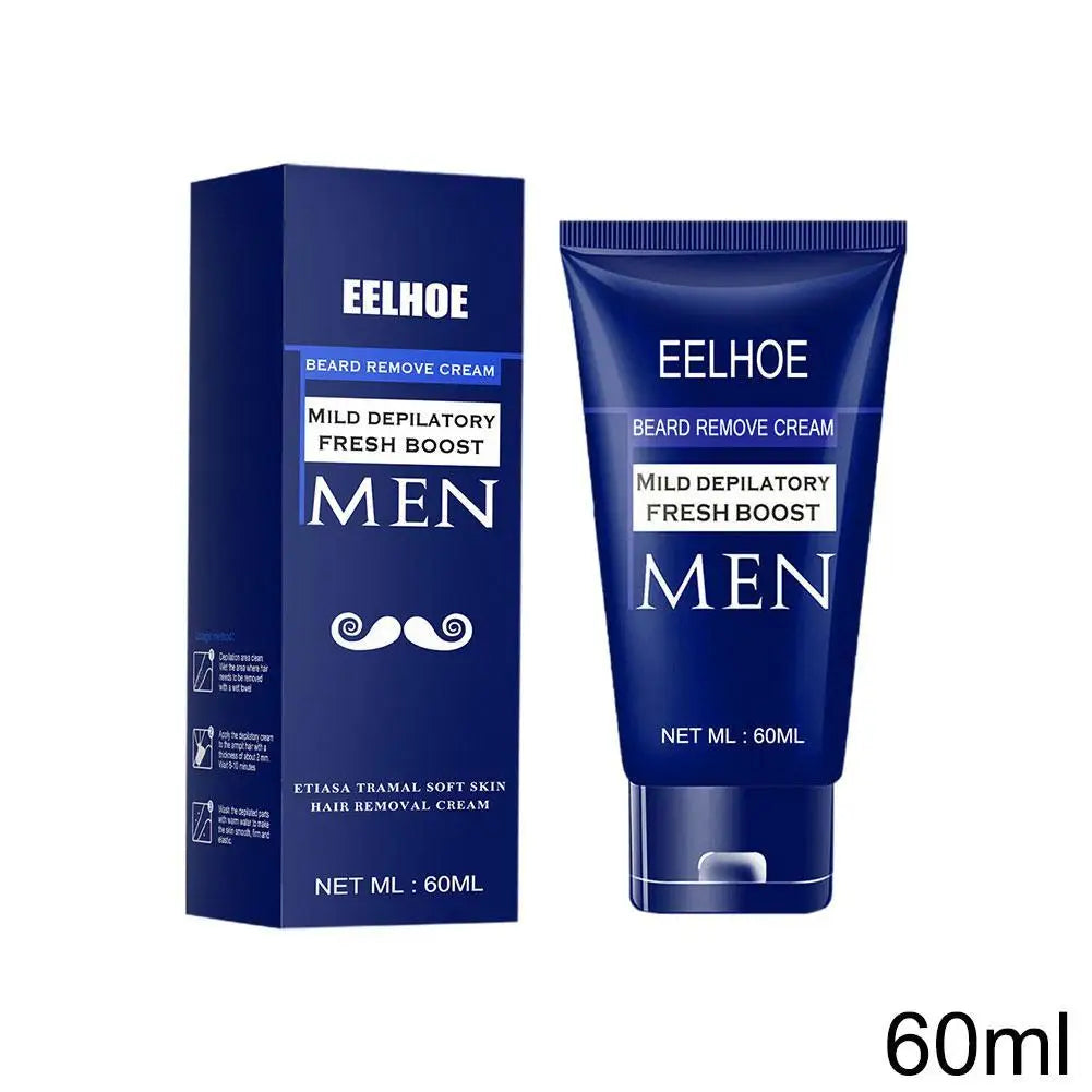 Hair Removal Cream Men And Women Painless Smooth And Refreshing Reshaping Confidence Enjoy Silky Skin 60ml/100g Peaceful Pleasures Health and Wellness