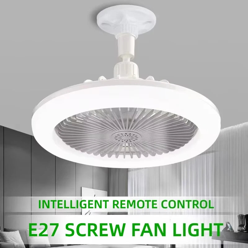 LED Aromatherapy Ceiling Fan | Color Light Strip & Remote