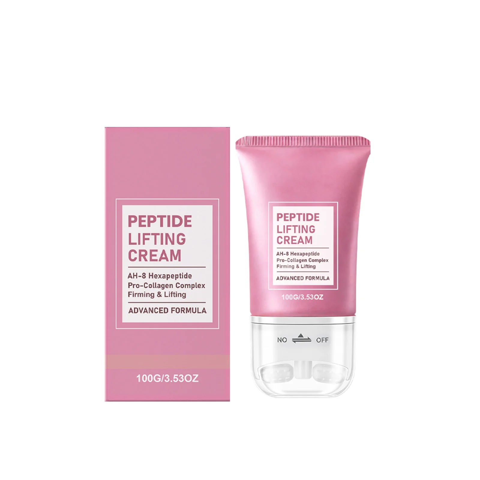 AH-8 Peptide Neck Cream for Firming and Moisturizing Peaceful Pleasures Health and Wellness 100g Boxed