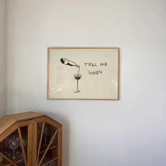 Funny Wine Quote Canvas Wall Art | Kitchen Bar Poster Gift Canvas Wall Art Peaceful Pleasures Health and Wellness