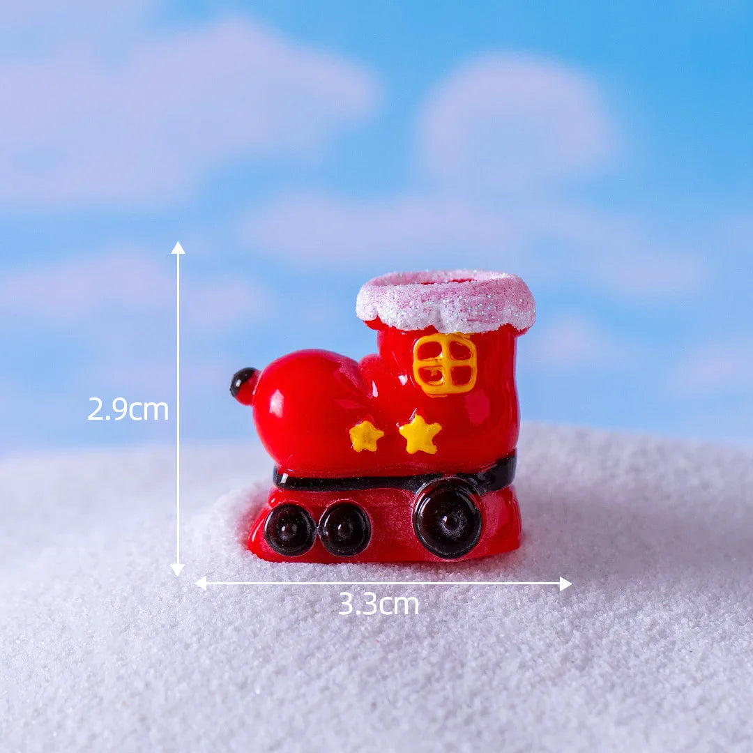 Christmas Resin Figurine Ornament – Santa, Snowman & Bear