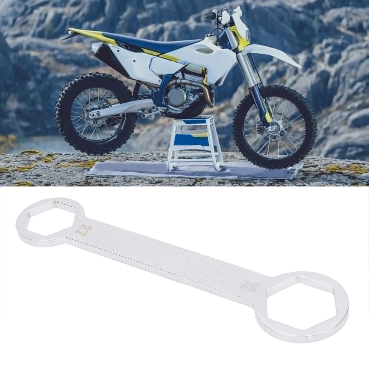 27mm x 32mm CRV Combo Axle Wrench – KTM Husqvarna Adventure
