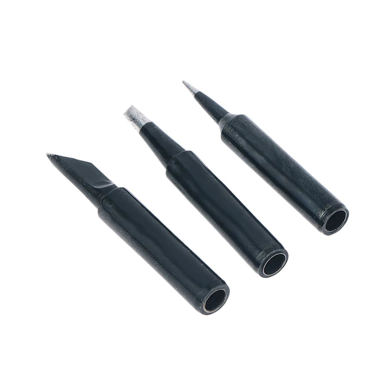 5Pcs Copper Black Lead-Free Soldering Iron Tip 900M-T-I 900M-T-IS 900M-T-K Welding Solder Station Iron Tips Replace Repair Tools Peaceful Pleasures Health and Wellness