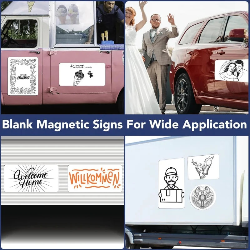 Custom Car Magnets – Waterproof DIY Bumper & Body Stickers