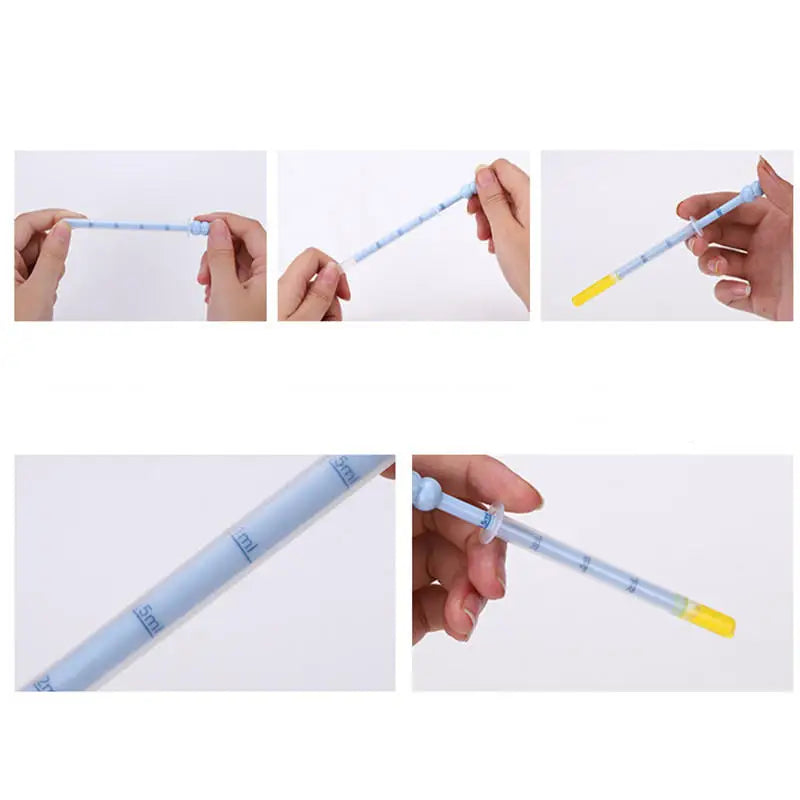 Baby Medicine Dispenser Anti Choking Syringe Feeder Scale Cartoon Shape Infant Medication Dropper Oral Liquid Supplement Tool Peaceful Pleasures Health and Wellness