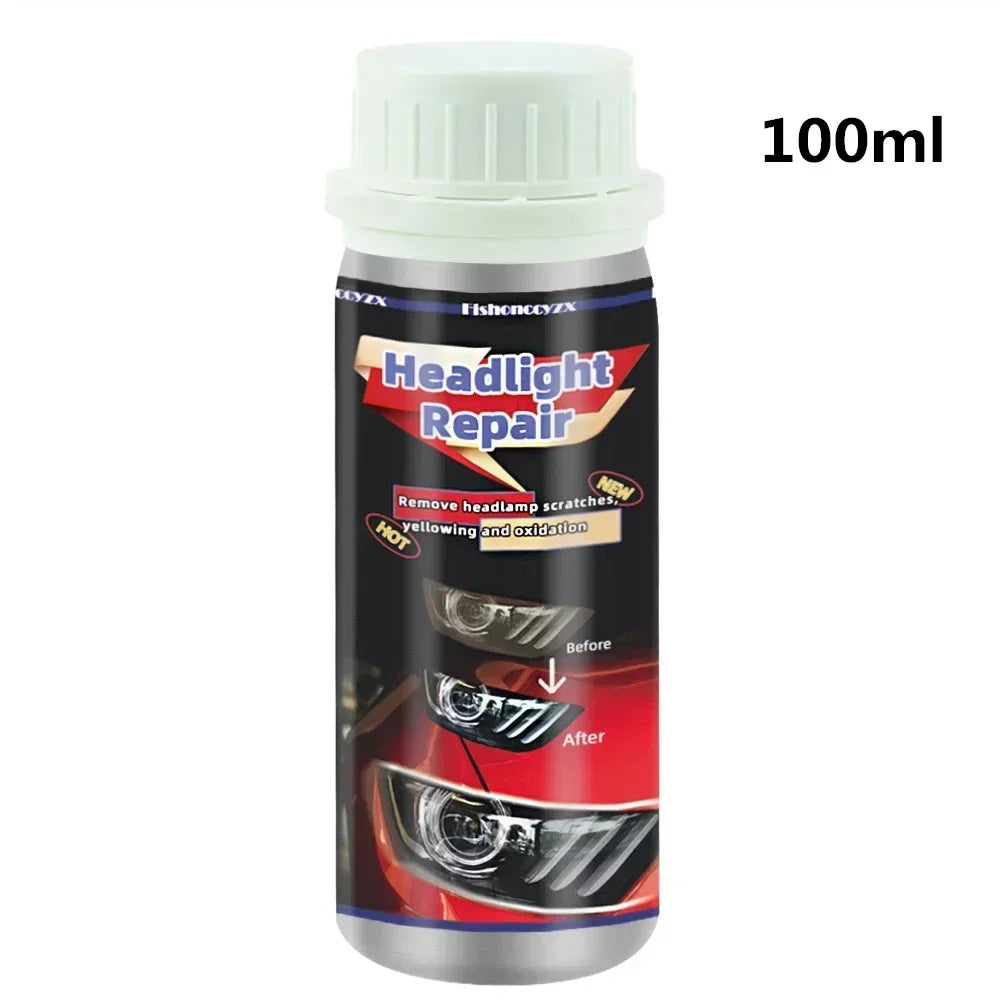 800ml Headlights Liquid Polymer Headlight Chemical Polish Repair Fluid Refurbishment Scratch Repair Polishing Headlights Kit Peaceful Pleasures Health and Wellness 100ml