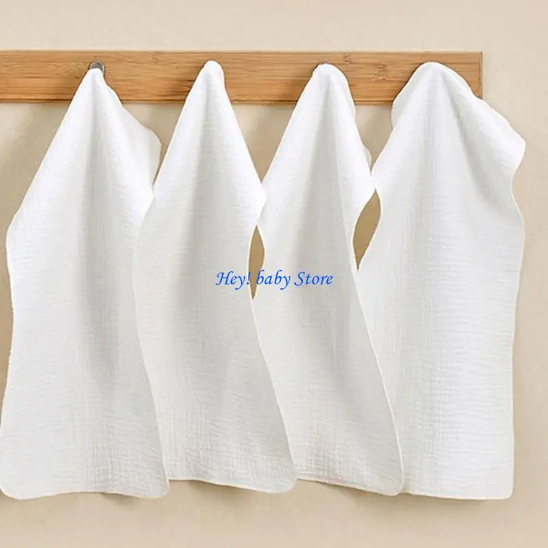 Soft 4-Layer Baby Cotton Washcloth Burp Cloth & Bib | 0–3 Yrs