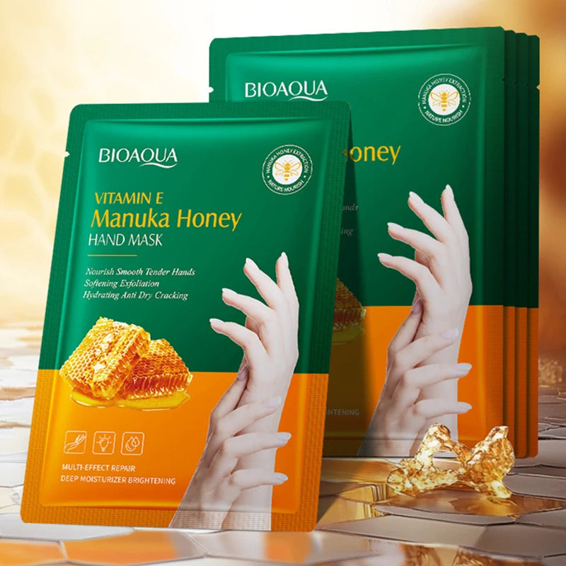 BIOAQUA Honey Hand Mask 10 Pairs – Moisturizing & Anti-Aging