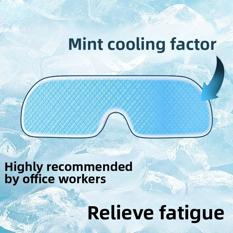10Pcs Hot sale disposable ice eye patch gel eye care to alleviate fatigue cold compress mask mobile phone heat dissipation patch Peaceful Pleasures Health and Wellness