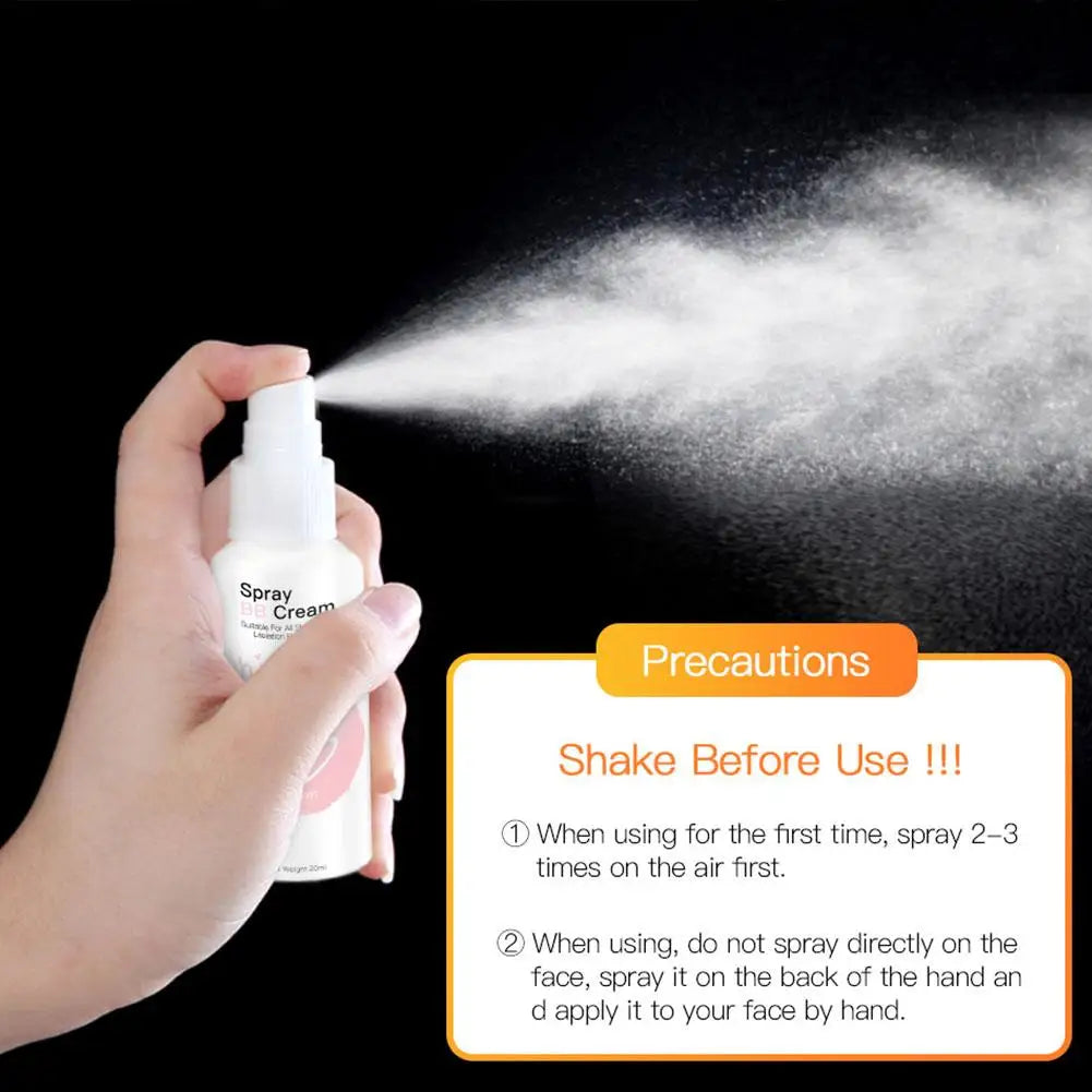 20ml Whitening BB Cream Spray – Moisturizing High Coverage Foundation