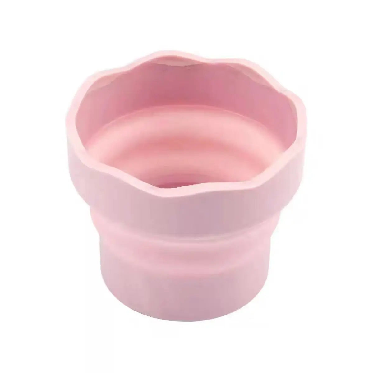 Collapsible Silicone Paint Brush Washer Bucket – Set of 2 Brush Cleaning Bucket Peaceful Pleasures Health and Wellness Pink