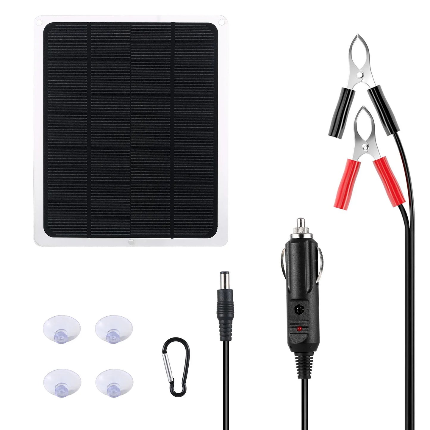 KKMOON 20W 12V Waterproof Solar Battery Trickle Charger Maintainer