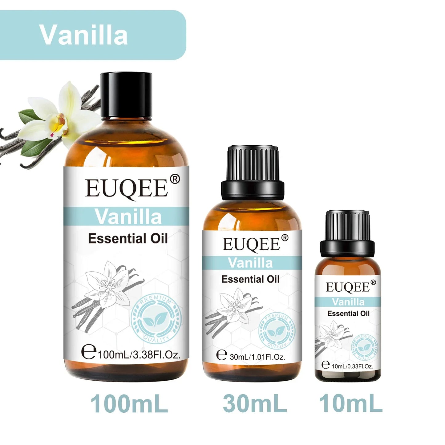 EUQEE Aromatherapy Essential Oils – Lavender, Rose & More