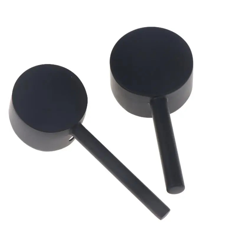 For Size 35/40 Cartridge Spool Faucet Handle Repair Parts Replacement Alloy Faucet Handle Plated Taps Accessories Black Peaceful Pleasures Health and Wellness
