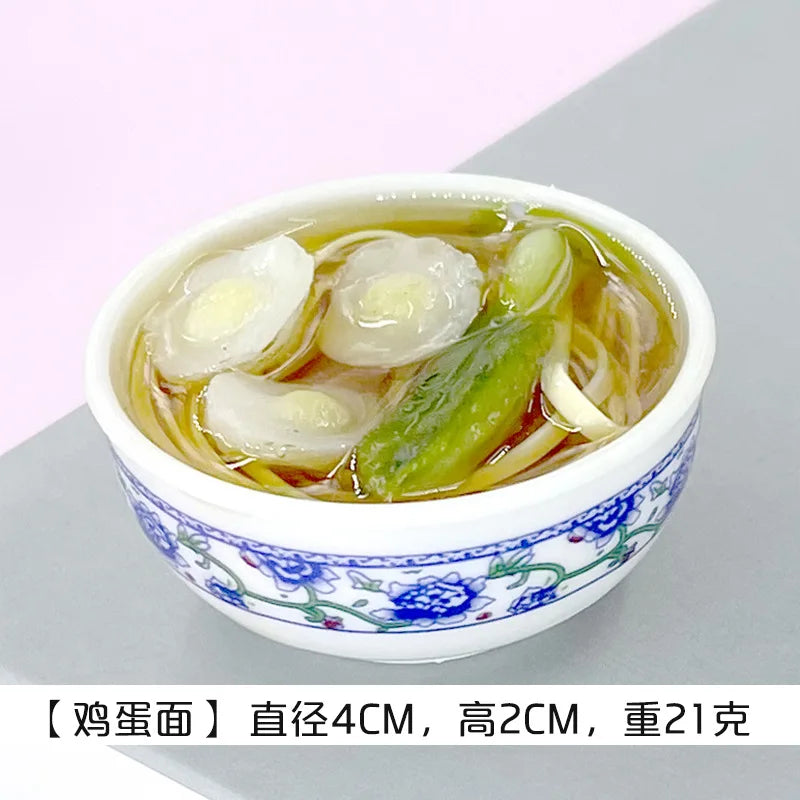 1PCS 4cm Miniature Chinese Desserts Dollhouse Bowl Desserts Food Mini Pretend Food Doll Kitchen Decor Accessories Home Kawaii Peaceful Pleasures Health and Wellness 22