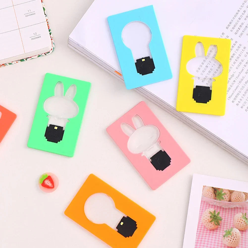 2-in-1 Card Phone Stand with LED Night Light | Ultra-Slim