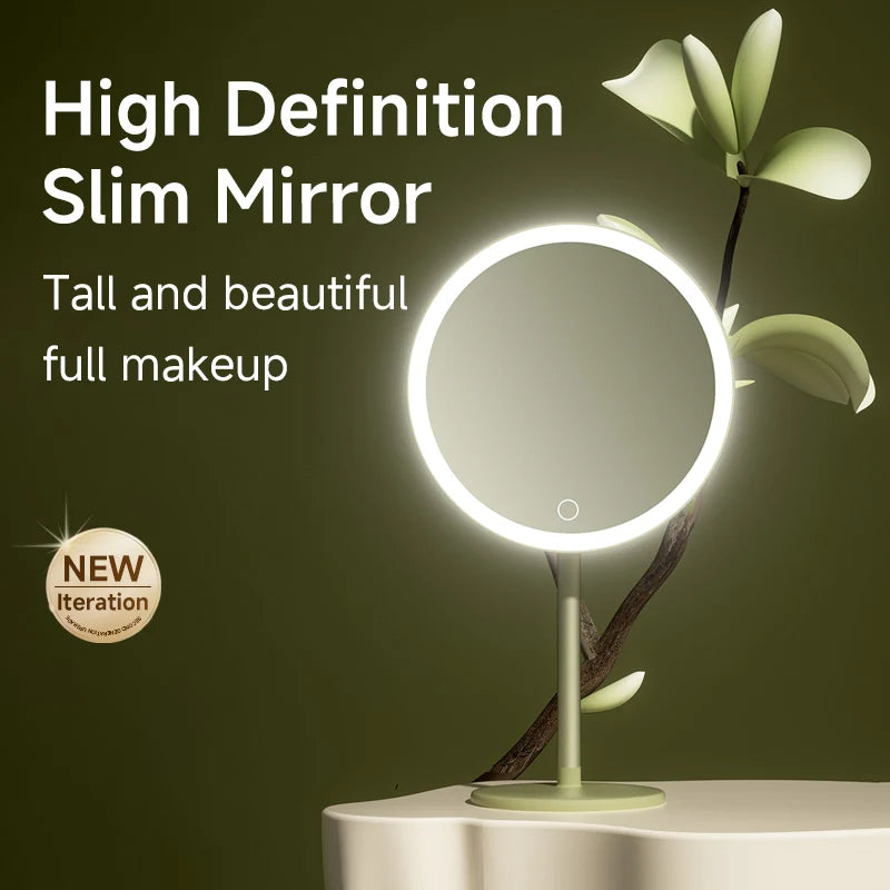 DOCO LAB LED Desktop Makeup Mirror | 3 Colors, 7" & 8"