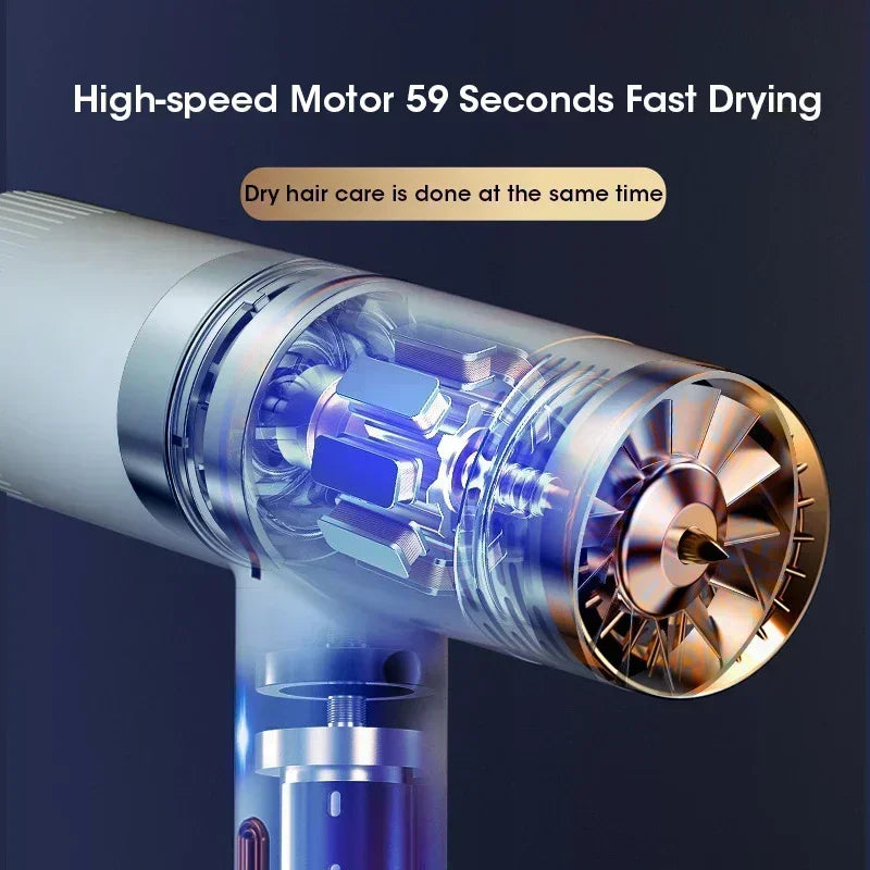 Professional Hair Dryer 110V/220V, Powerful Fast Heating High-speed Styler for Home and Dormitory Salon Use Peaceful Pleasures Health and Wellness