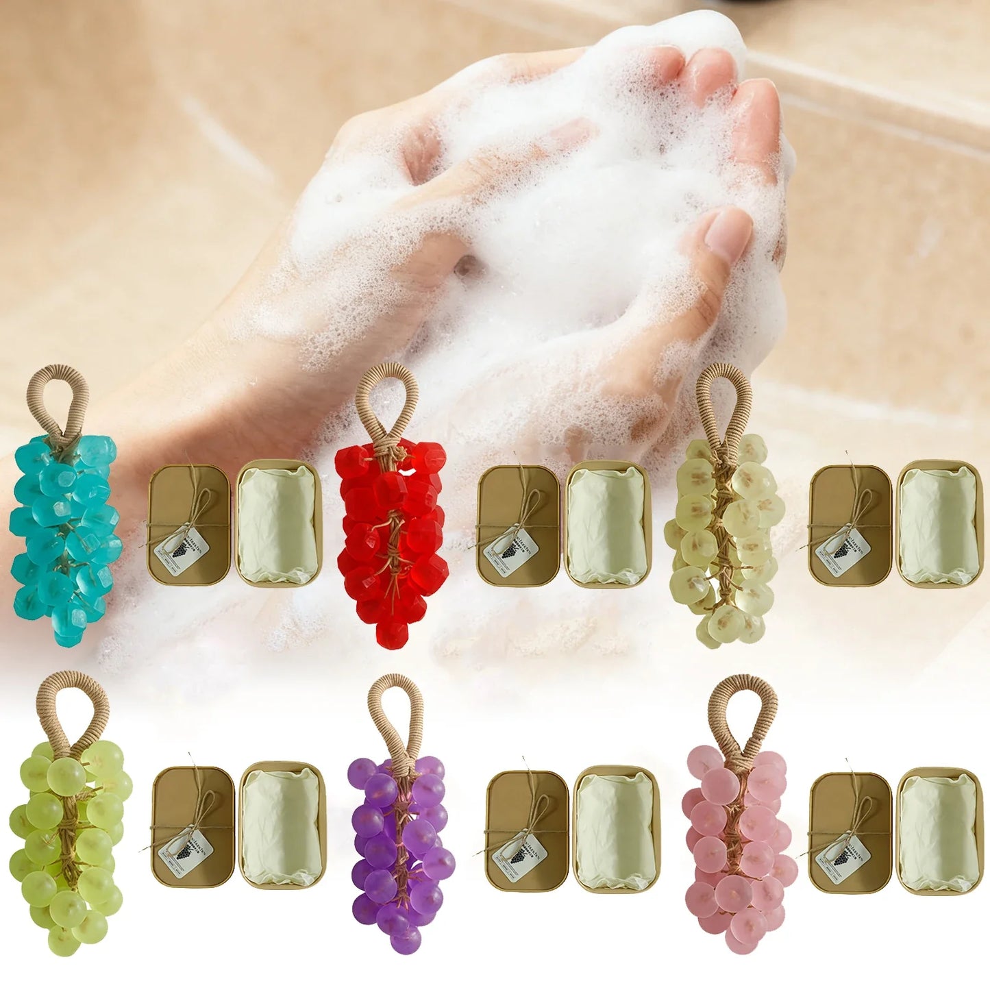 Crystal Grape Handmade Soap – Cleansing, Brightening & Moisturizing