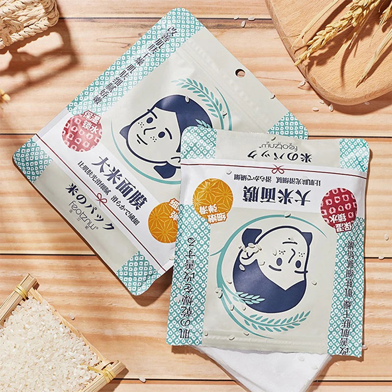 Fatini Rice Face Mask – Hydrating, Moisturizing & Pore Firming