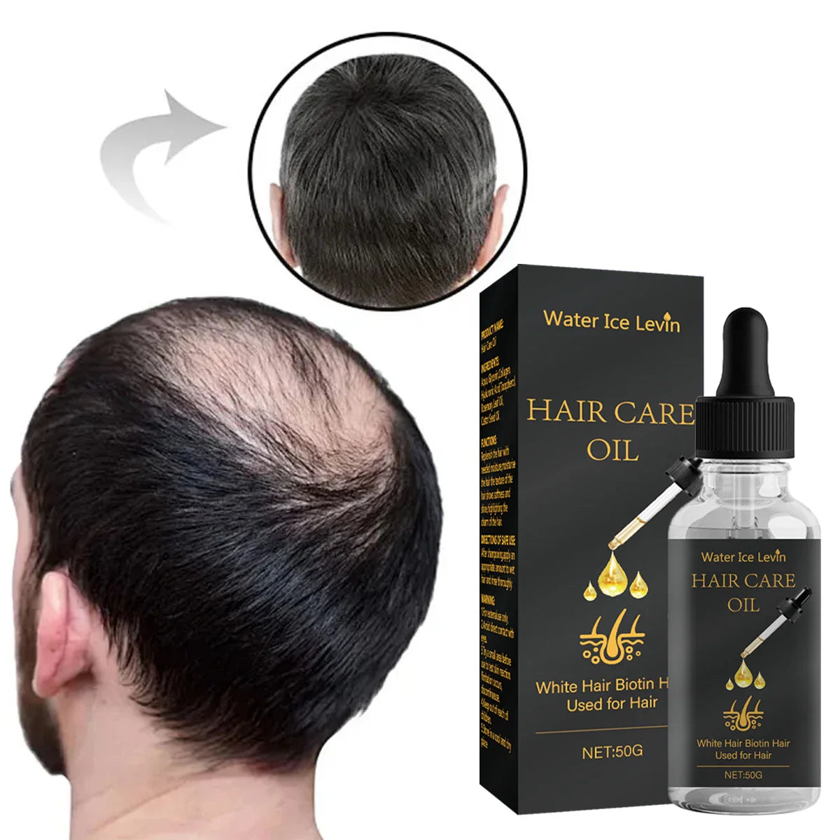 Biotin Hair Oil – Rosemary, Castor Oil & Collagen | 30ml