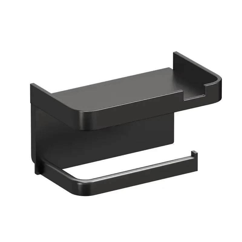 Wall-Mount Plastic Toilet Paper & Storage Rack | Kitchen Bath
