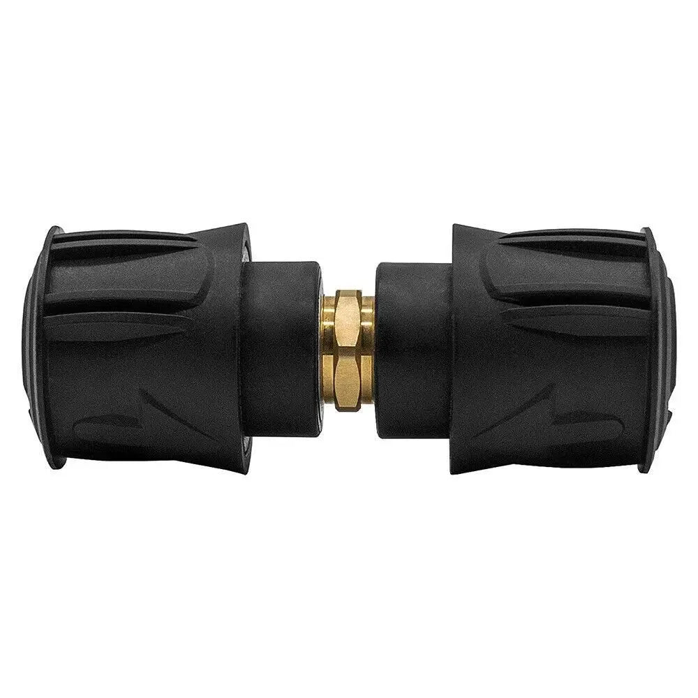 Black High pressure quick connector Plastic Universal High pressure hose adapter Quick Connection for Karcher Peaceful Pleasures Health and Wellness 1PC