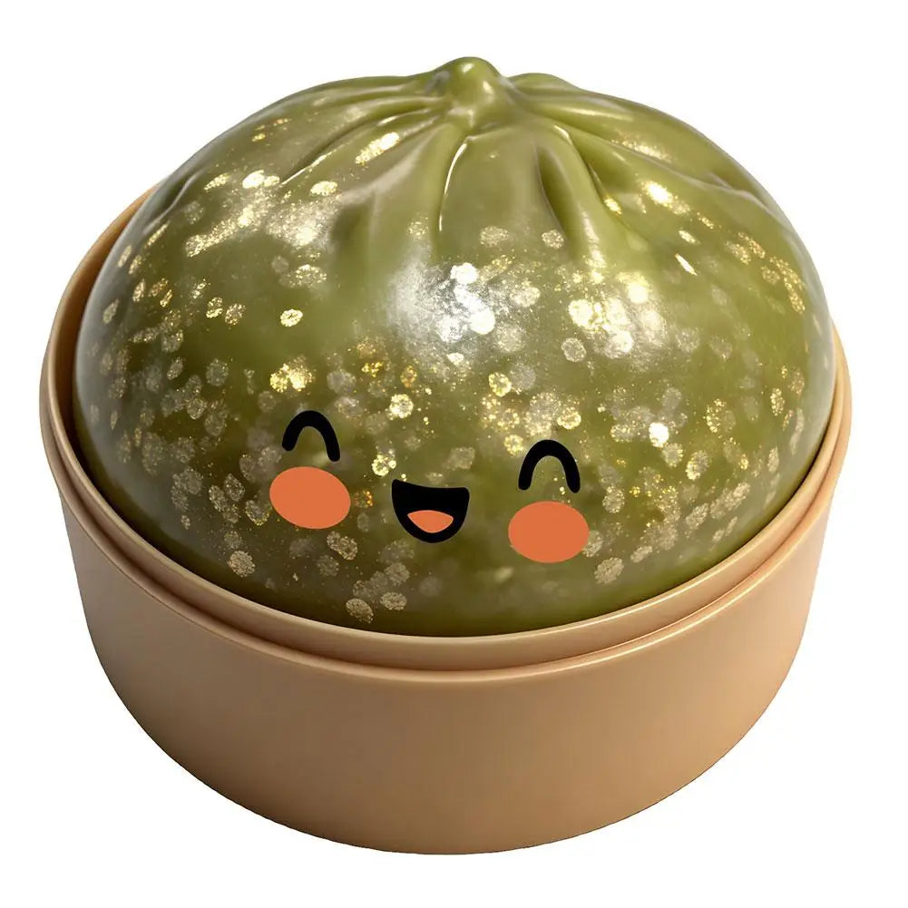 Colorful Dumpling Squishy Fidget Toy with Steamer Box | Sensory